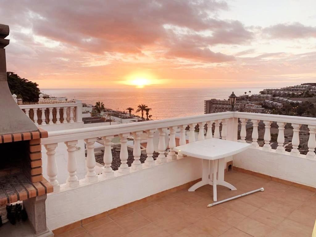 Ocean View Sunset Terrace - Near Anfi Del Mar Lejlighed Los Caideros Eksteriør billede