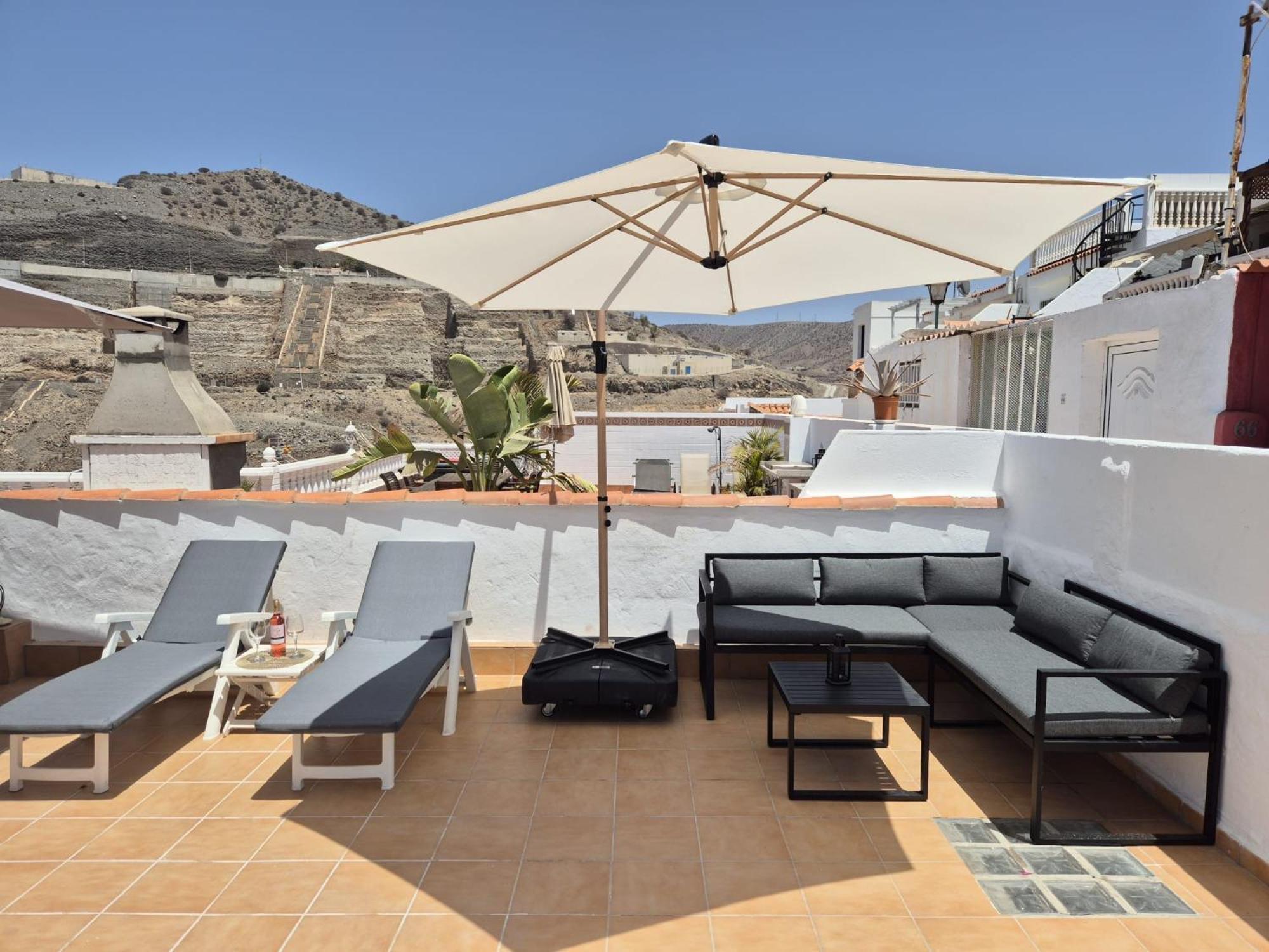 Ocean View Sunset Terrace - Near Anfi Del Mar Lejlighed Los Caideros Eksteriør billede